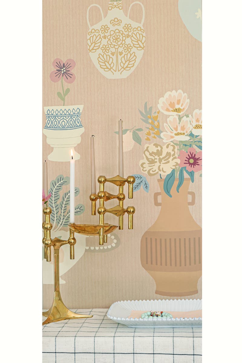 Majvillan - Floral Daiquiri XL Veil Merino Brown