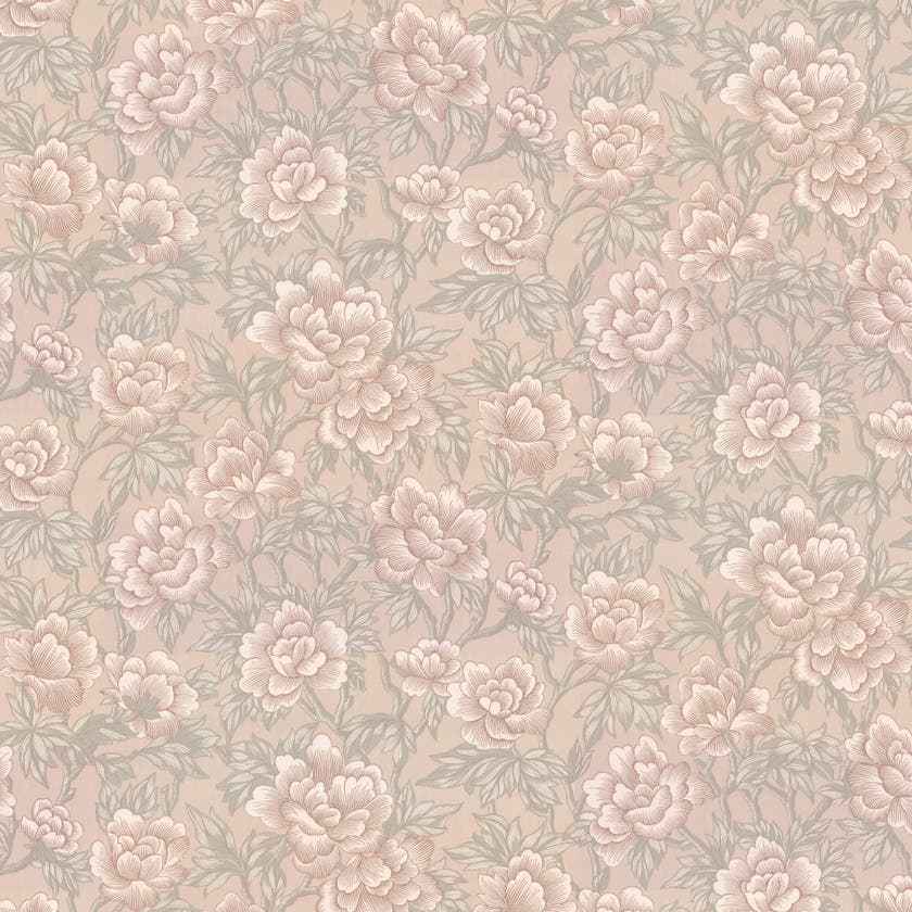 Lim & Handtryck - Pionen - Beige/Ljusgrön x107-56