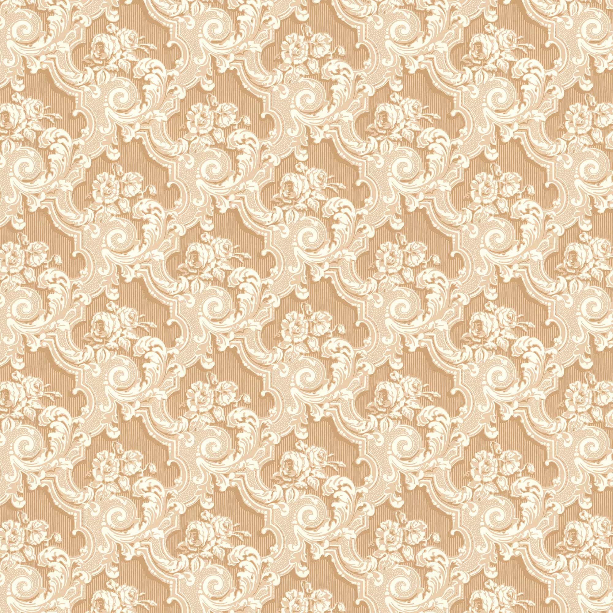 Lim & Handtryck - Fågelsjö G:agård - Ljusgul/Gul K16-50