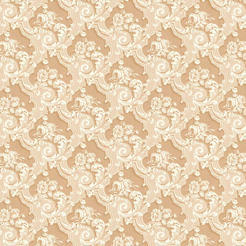 Lim & Handtryck - Fågelsjö G:agård - Ljusgul/Gul K16-50