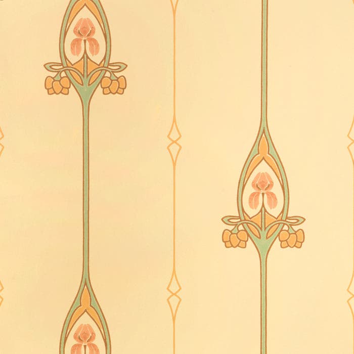 Gamla Grand Gul Gammalsvenska Papper