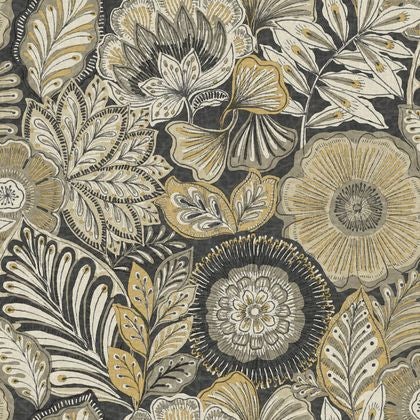 Casadeco - Batik Noir Reglisse Bali Cad