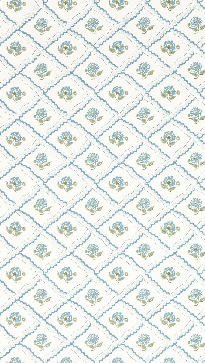 Sanderson - Fairdown Wedgwood/Willow Country Woodland Wallcove
