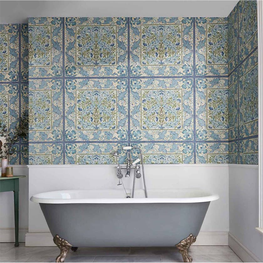 Morris & Co - Wilhelmina Indigo Melsetter Wallpapers