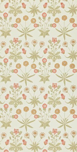 Morris & Co - Daisy Coral/Manilla Archive II Wallpapers