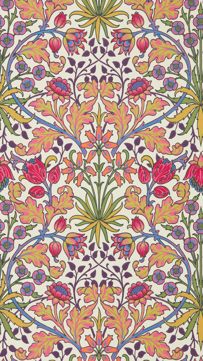 Morris & Co - Hyacinth Cosmo Pink Bedford Park Wallpapers