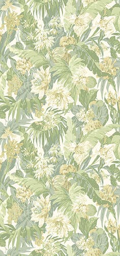 GP&J Baker - Original Tropical Flower Soft Green BW45132-4