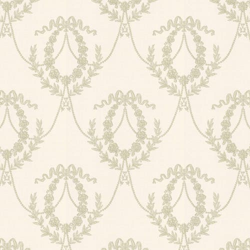 Lim & Handtryck - Hovkonditoriet - Vit/Ljusgrön x121-56