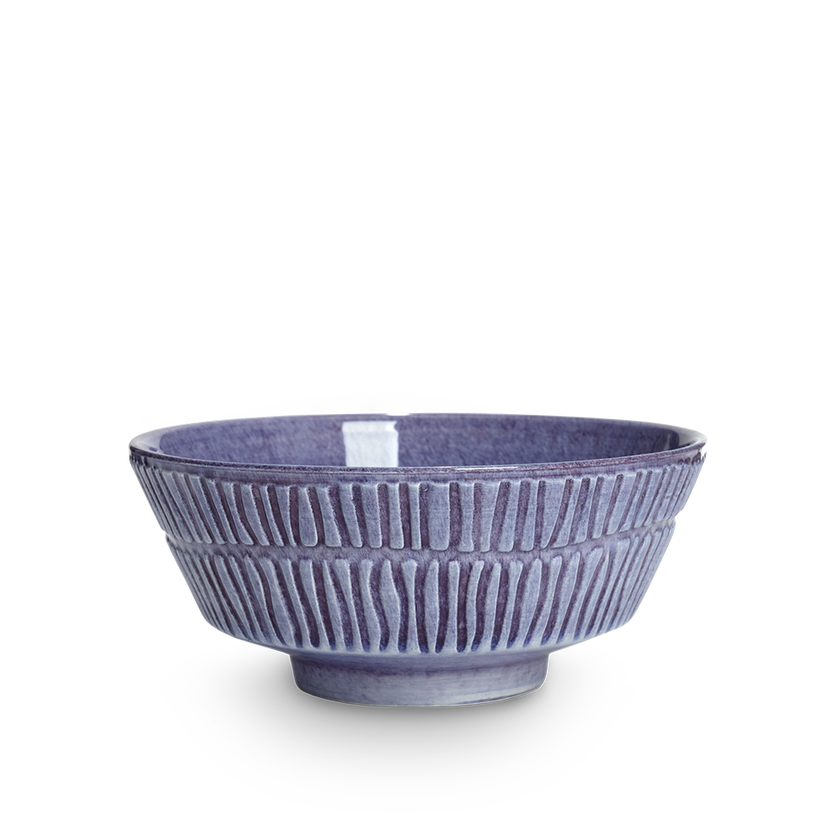 Stripes Skål 15 cm Viol