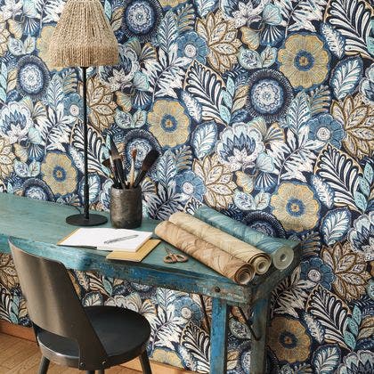 Casadeco - Batik Bleu Indigo Bali Cad