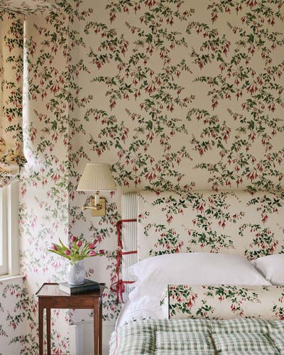 Colefax and Fowler - Fuchsia Red/Forest