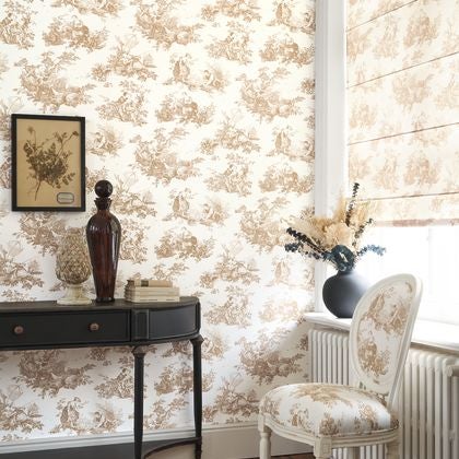 Casadeco - Scene D'Été Camel Les Belles Toiles De Jouy