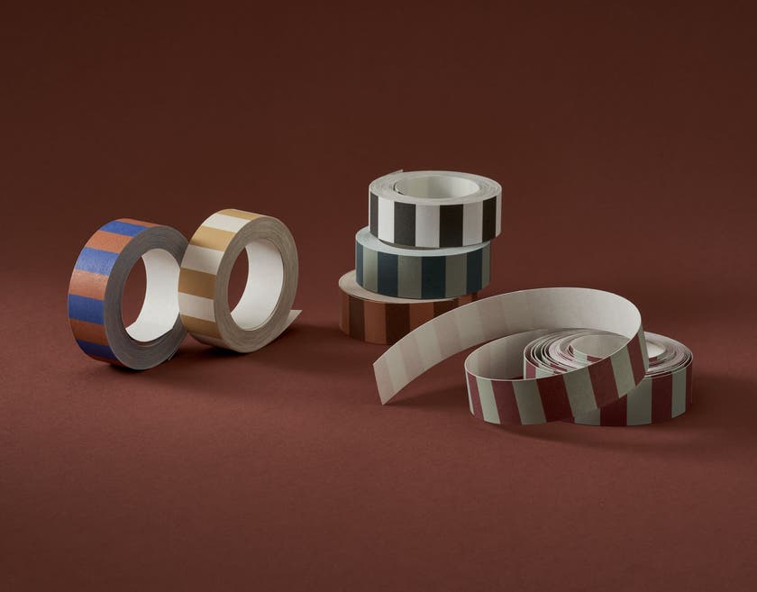 Casadeco - La Retro Blanc / Noir Fus Galons & Frises