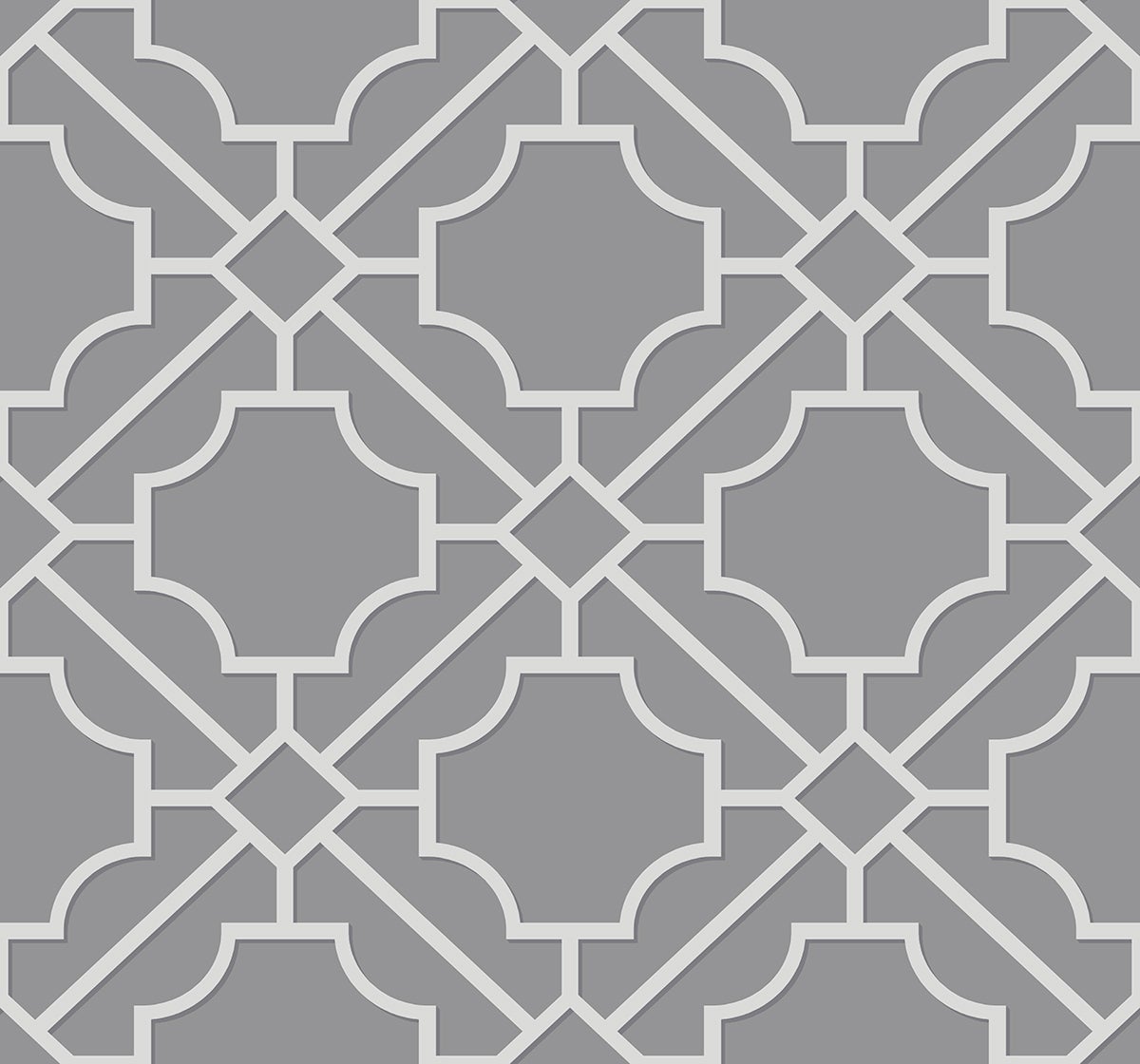 Carma - Navy, Grey & White