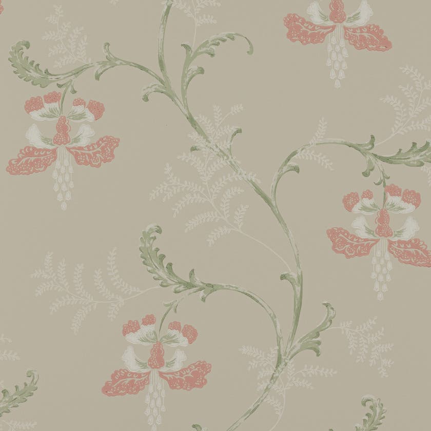 Colefax and Fowler - Bellflower Pink/Green