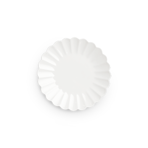 Oyster Tallrik 28 cm Vit