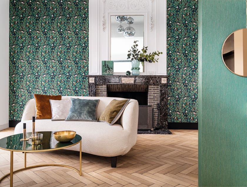 Casamance - Majoliques Marine/Emeraud Printemps Viennois