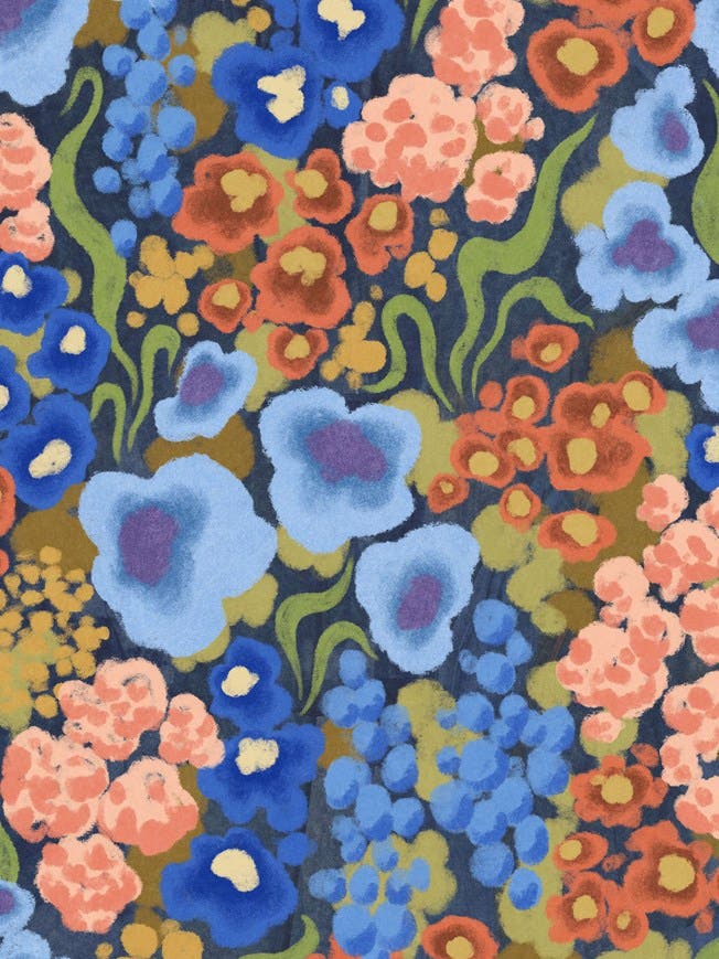 Boråstapeter - Colorful Flower