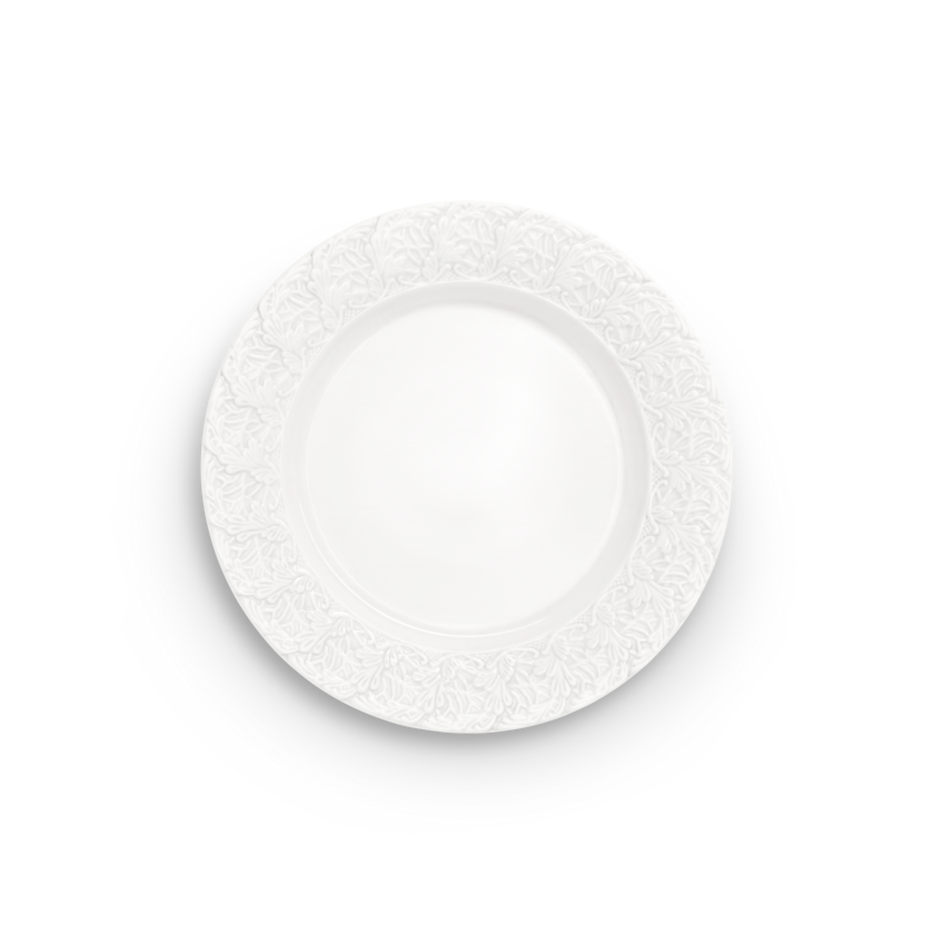 Lace Tallrik 25 cm Vit