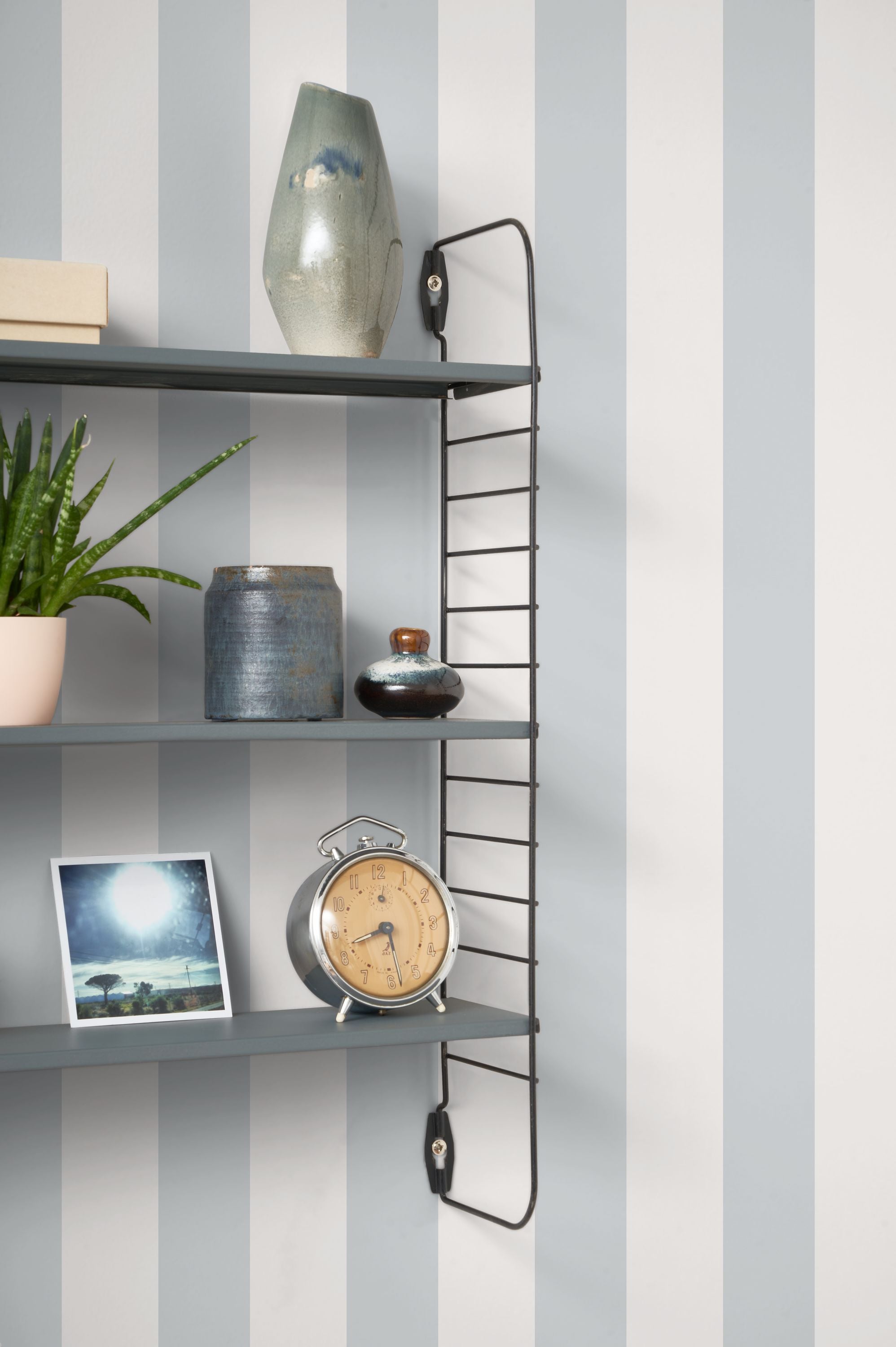 Casadeco - So Color 4 Rayure Bleu/Bl So Color 4