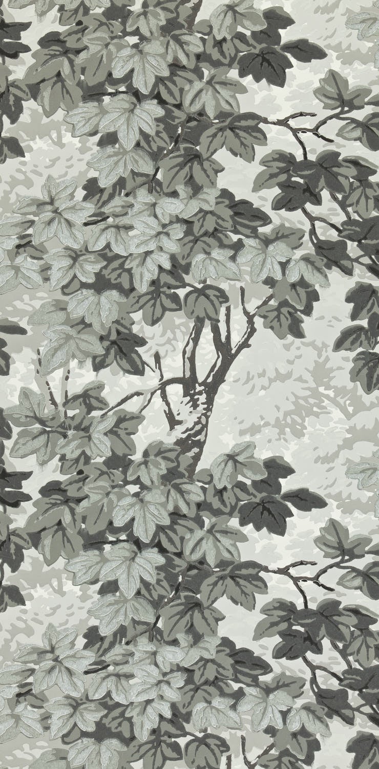 Zoffany - Richmond Park Charcoal Kensington Walk Wallpaper