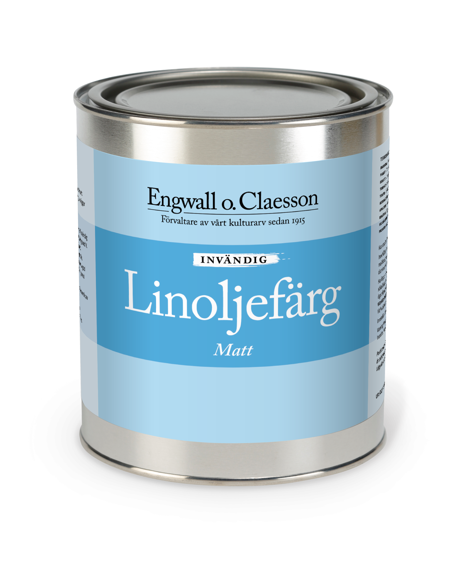 Linoljefärg invändig matt 5 L VIT