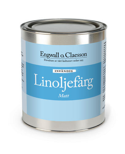 Linoljefärg invändig matt 1 L VIT