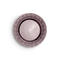 Lace Tallrik 25 cm Plommon