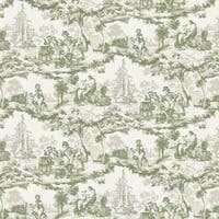 Skeppsmotiv - Grön x137-56