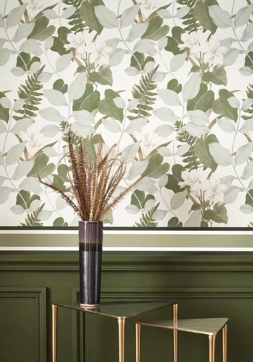 Casadeco - Royal Lily Vert Cendre Soliflore