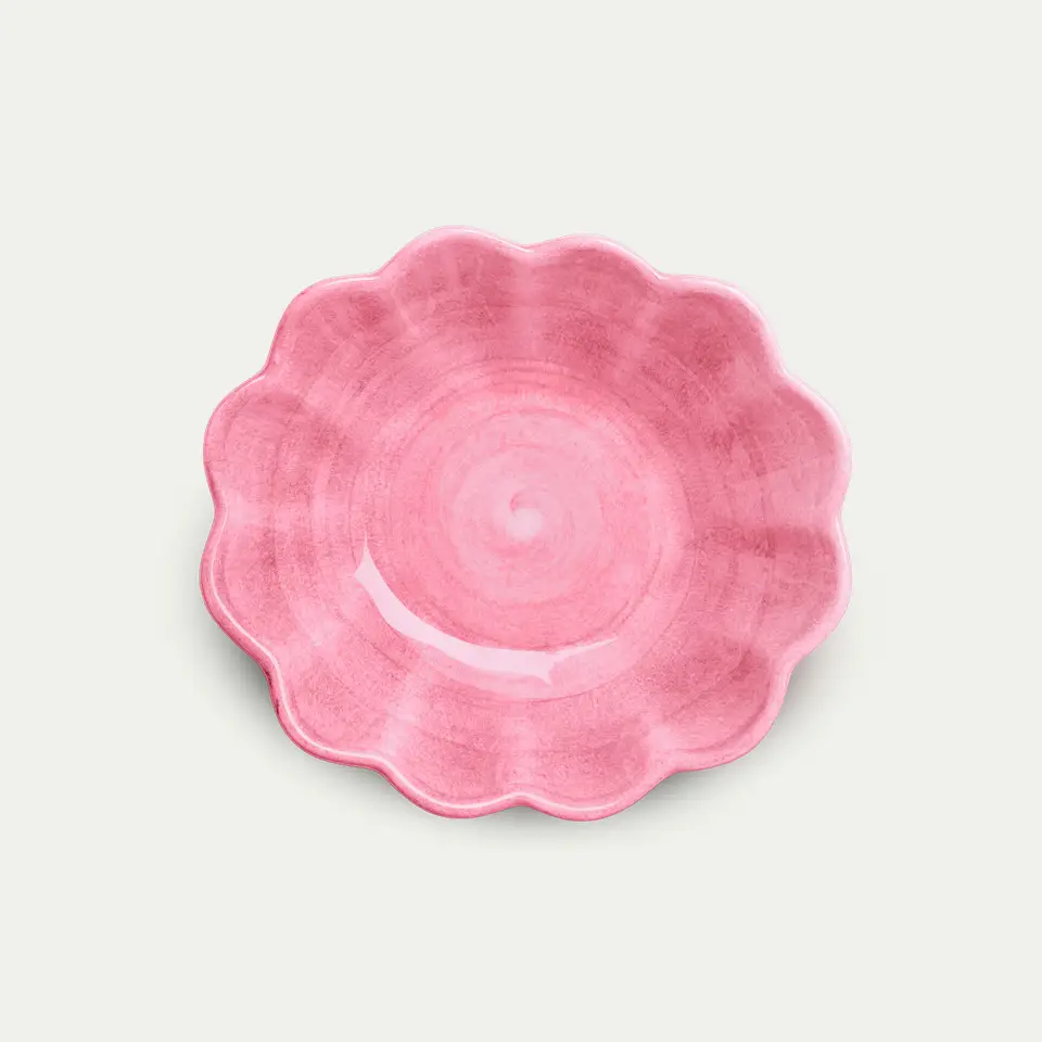 Oyster Skål 18x16 cm Ljusrosa 