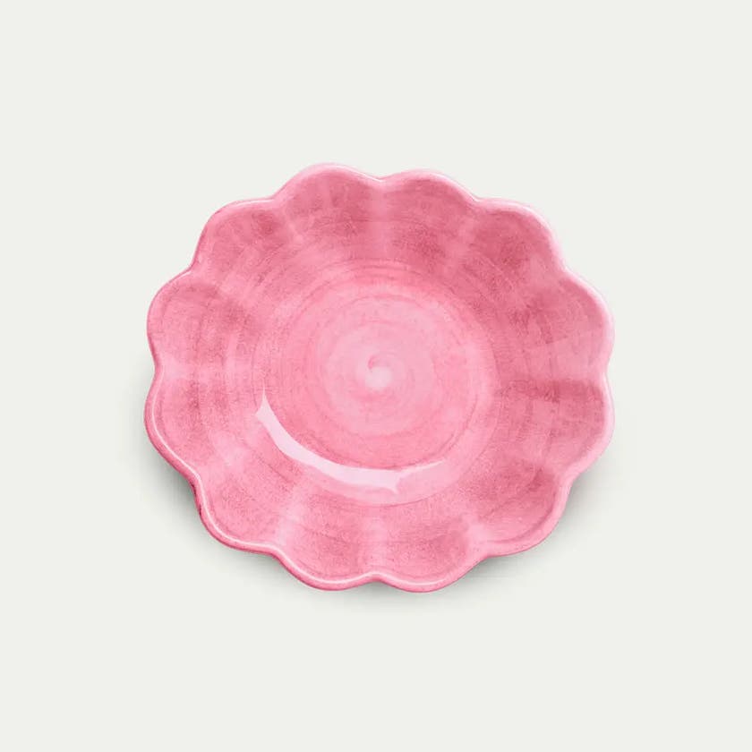 Oyster Skål 18x16 cm Ljusrosa
