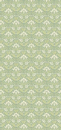 GP&J Baker - Brantwood Iris Meadow Aqua Green BW45101-3